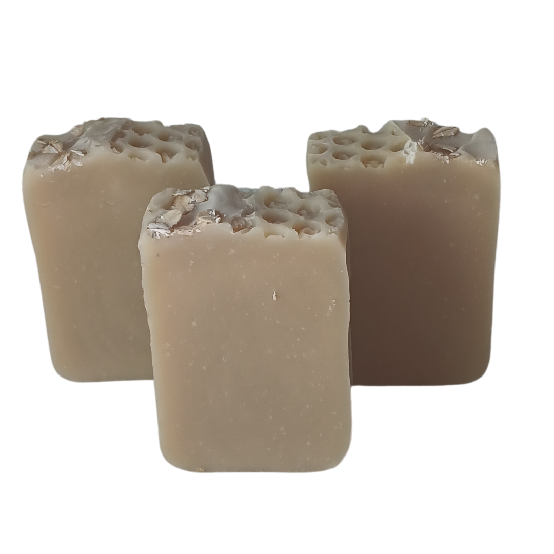 Oatmeal Milk Honey Handmade Bar Soap: Gentle Exfoliation with Nourishing Ingredients Bar