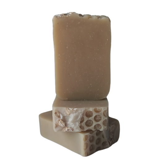 Oatmeal Milk Honey Handmade Bar Soap: Gentle Exfoliation with Nourishing Ingredients Bar